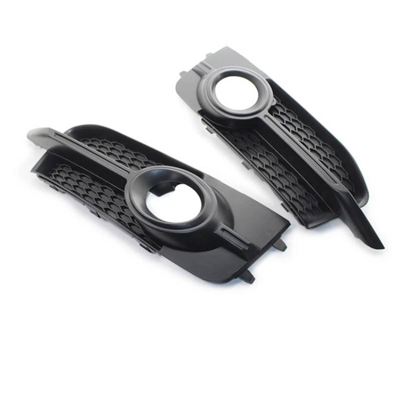 AXTAZS Kompatibel Mit A1 8X Sports 2011 2012 2013 2014 8X0807681B Auto Vorne Unterer Stoßfänger Links Und Rechts Nebelscheinwerferabdeckung Wabengitterteile Nebel Lampe Grill(Without Holes) von AXTAZS