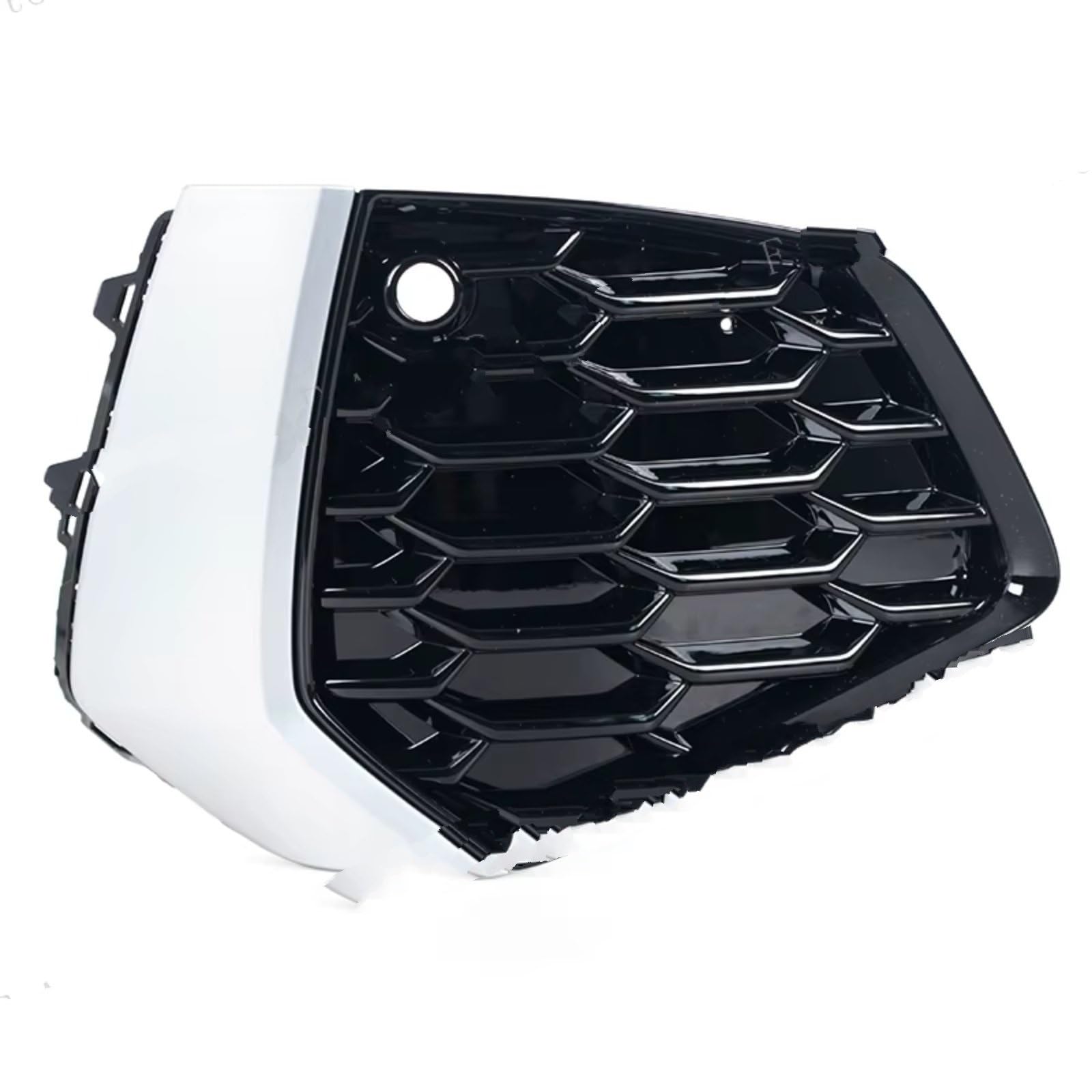AXTAZS Kompatibel Mit A3 2021–2023, Frontstoßstange, Nebelscheinwerfer, Nebelscheinwerfer, Silberne Zierleiste, Rahmenform, Dekorative Deckelkappe Nebel Lampe Grill(A Right) von AXTAZS