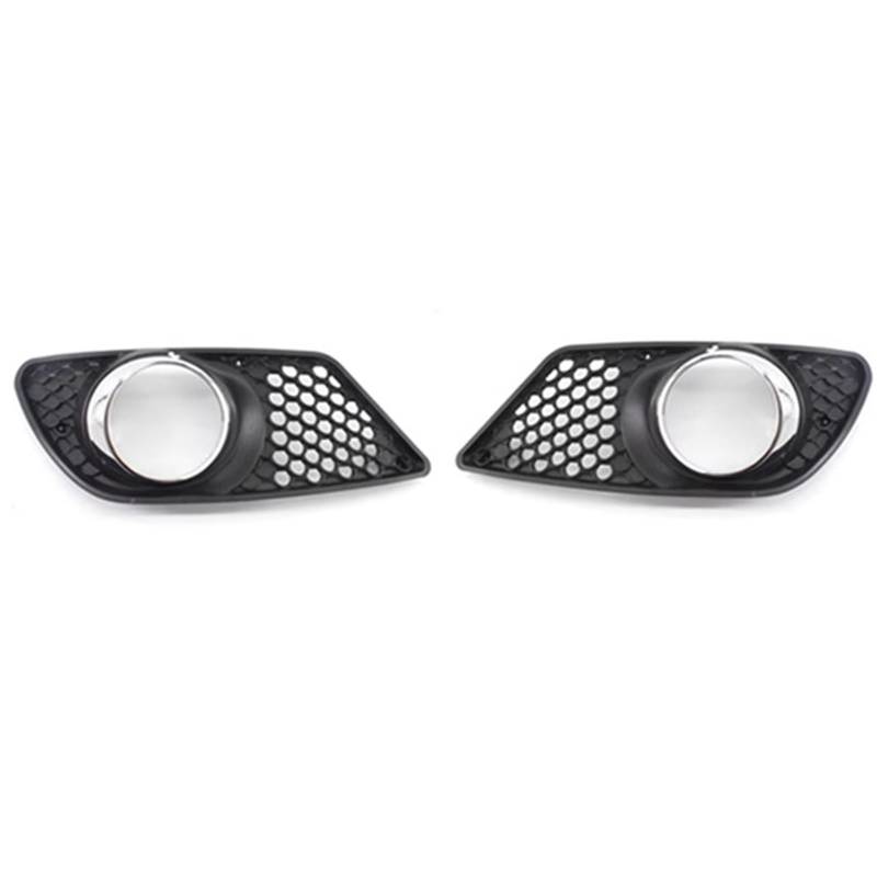 AXTAZS Kompatibel Mit Benz Für W204 2008 2009 2010 A2048850253 1 Paar Auto-Frontstoßstange Nebelscheinwerfer-Lampengitterabdeckung Mit Chromrahmen Nebel Lampe Grill von AXTAZS