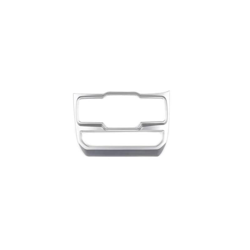 AXTAZS Kompatibel Mit Jeep Für Wrangler Für JL Für Gladiator Für JT 2018 2019 2020 2021 2022 2023 Zigarettenanzünder/Fenstersteuerung Dekoration Autozubehör Abdeckung CD-Bedienfelds(Silver,color1) von AXTAZS