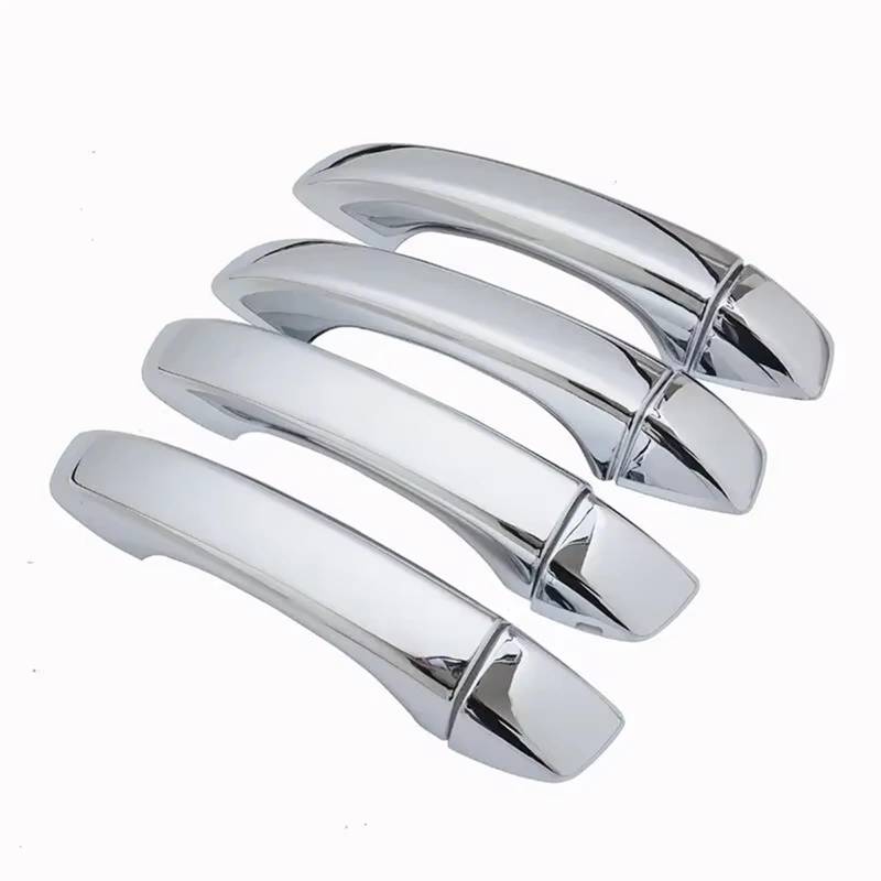 AXTAZS Kompatibel Mit MG Für ZS 2017 2018 2019 2020 2021 2022 Autozubehör Autotürgriffe Abdeckung Trim Styling Aufkleber Auto TüRgriff Zierschale(Chrome,No Button) von AXTAZS