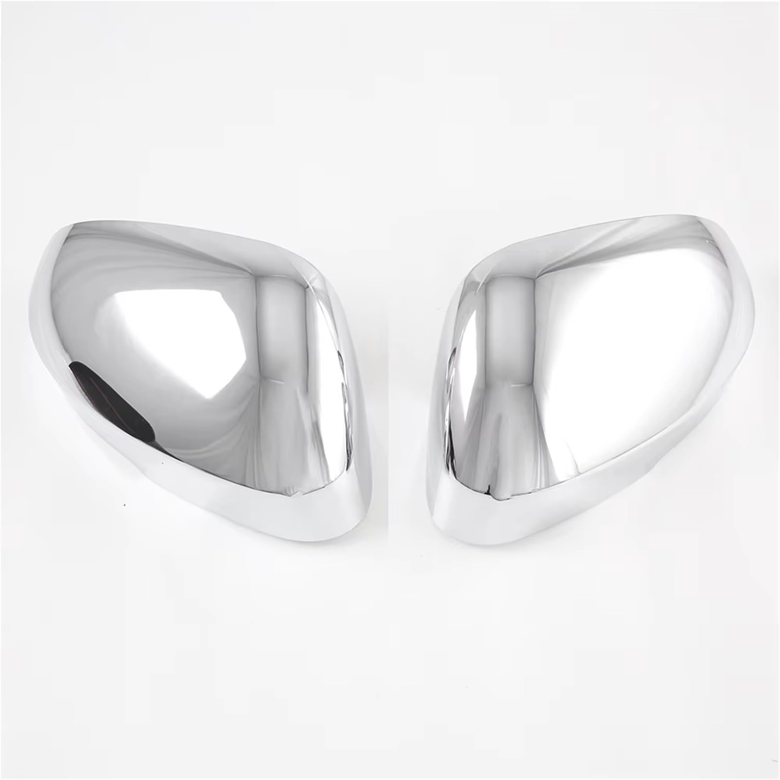 AXTAZS Kompatibel Mit Qashqai J12 2022 2023 2024 2025 Tür-Seitenspiegel-Abdeckungsverkleidung, Karbonfaser-Look Rückspiegelkappe(Chrome Plating) von AXTAZS