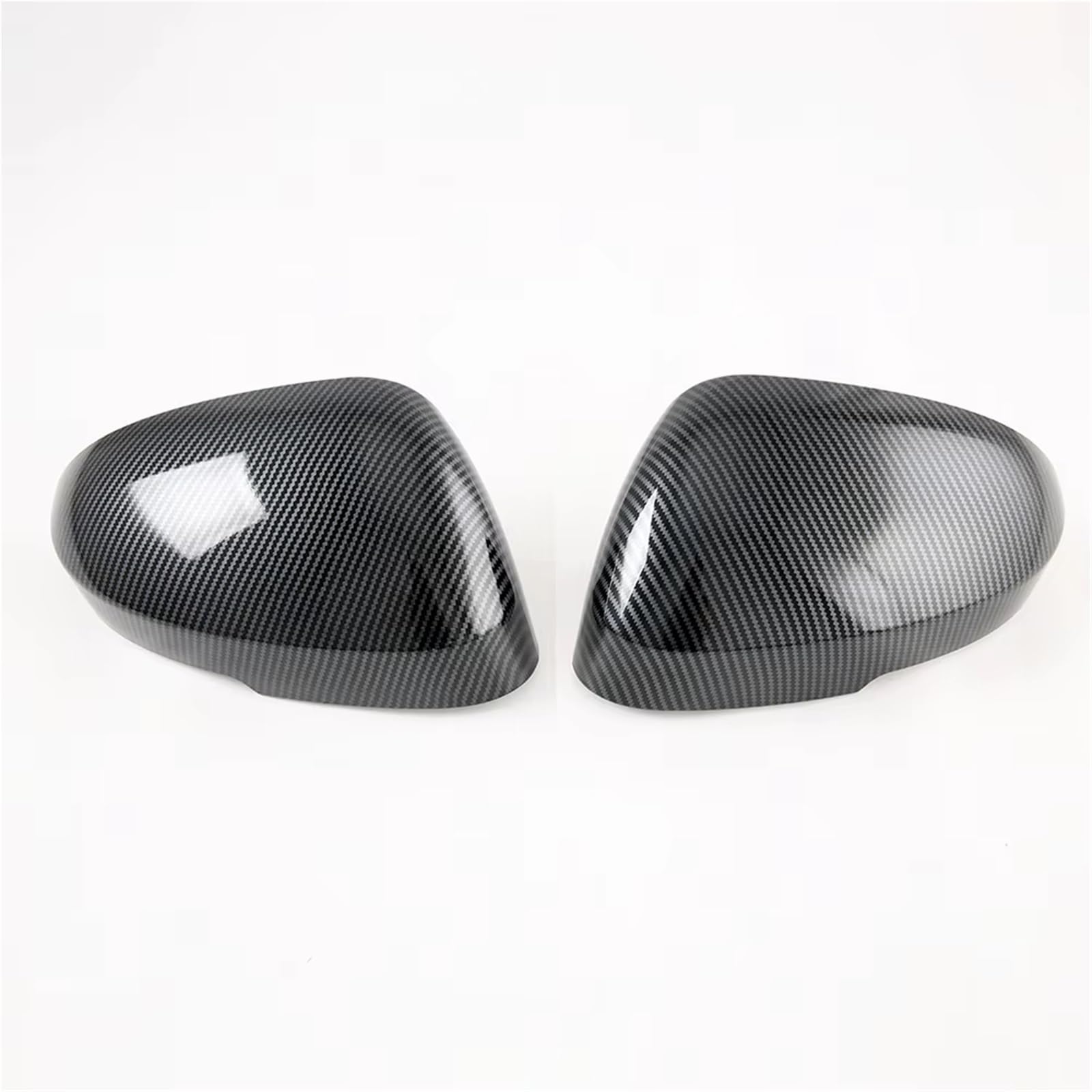 AXTAZS Kompatibel Mit Qashqai J12 2022 2023 2024 Tür-Seitenspiegel-Abdeckungsverkleidung, Zubehör Im Carbon-Look Rückspiegelkappe(Carbon Fiber) von AXTAZS