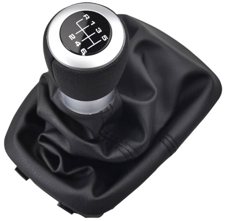AXTAZS Kompatibel Mit Seat Für Alhambra 2000 2001 2002 2003 2004 2005 2006 2007 2008 2009 2010 Auto 5/6-Gang-Auto-Schalthebel-Schaltknauf Schaltknauf Abdeckung(6 Speed) von AXTAZS