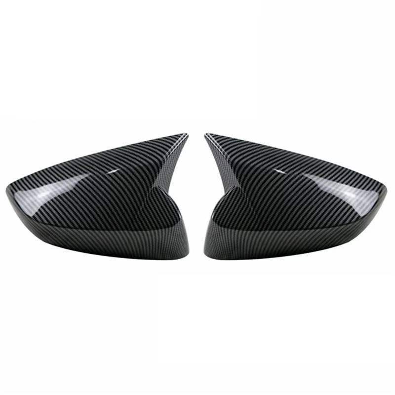 AXTAZS Kompatibel Mit Subaru Für BRZ 2012 2013 2014 2015 2016 2017–2020, Auto-Seitentür-Rückspiegel-Abdeckung, Zierleisten, Auto-Außenzubehör Rückspiegelkappe(Carbon Fiber) von AXTAZS