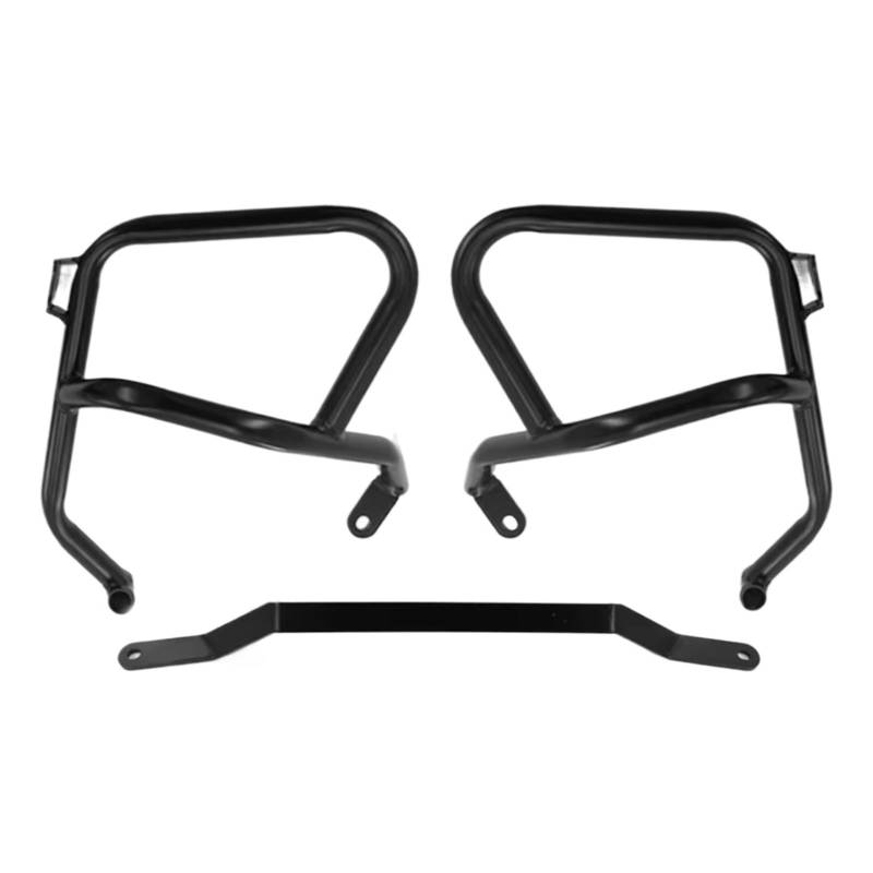 AXTAZS Motorschutz Crash Bar Kompatibel Mit Ducati Für Multistrada Für V4 Für V4S 2020 2021 2022 2023 2024 Motorrad-Motorstoßstangenschutz Crash Bar Motorrahmenschutz(Black,Upper) von AXTAZS