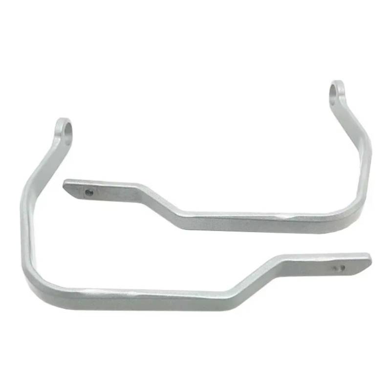 AXTAZS Motorschutz Crash Bar Kompatibel Mit Für F750GS Für F850GS 2018 2019 2020 2021 2022 2023 Motorrad-Lenker-Handschutz Linker Und Rechter Stoßfängerrahmenschutz(Silver) von AXTAZS