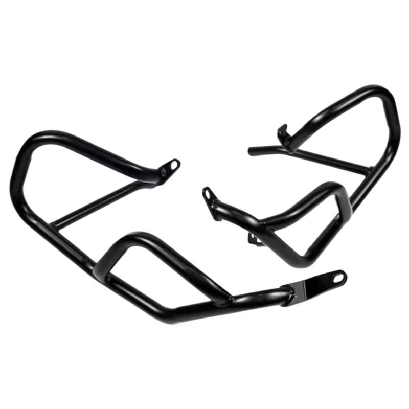 AXTAZS Motorschutz Crash Bar Kompatibel Mit Für F850GS Für F750GS 2017 2018 2019 2020 2021 2022 2023 Motorschutzverkleidungsrahmenschutz Oberer Unterer Crash-Tank-Stoßfänger(Black,Lower) von AXTAZS