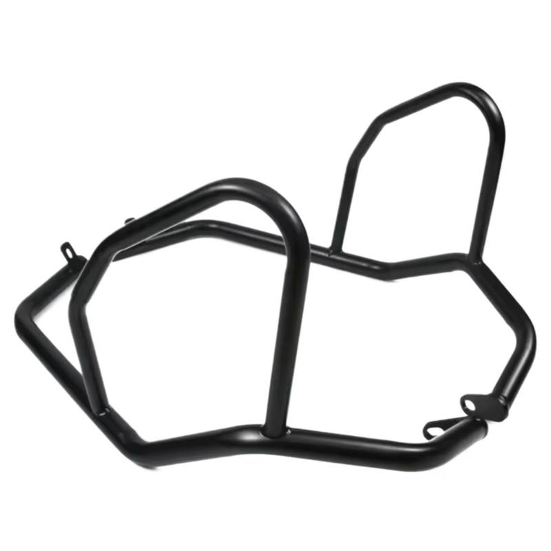AXTAZS Motorschutz Crash Bar Kompatibel Mit Für F850GS Für F750GS 2017 2018 2019 2020 2021 2022 2023 Motorschutzverkleidungsrahmenschutz Oberer Unterer Crash-Tank-Stoßfänger(Black,Upper) von AXTAZS