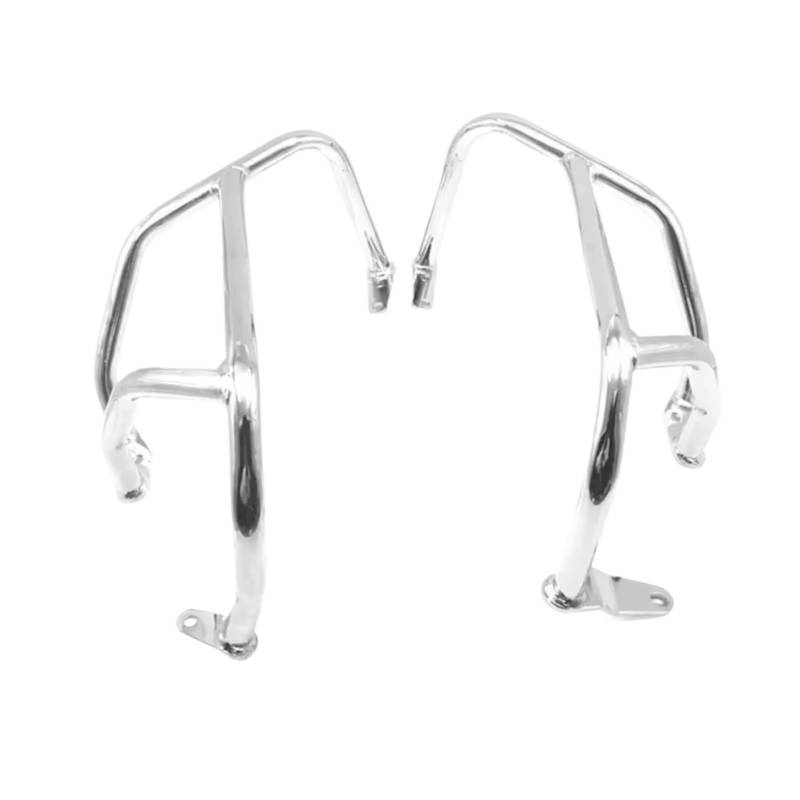 AXTAZS Motorschutz Crash Bar Kompatibel Mit Goldwing GL1800 F6C 2018 2019 2020 2021 2022 2023 Motorrad-Motorschutz-Crash-Bar-Rahmen-Stoßfänger-Verkleidungsschutz-Zubehör(Silver) von AXTAZS