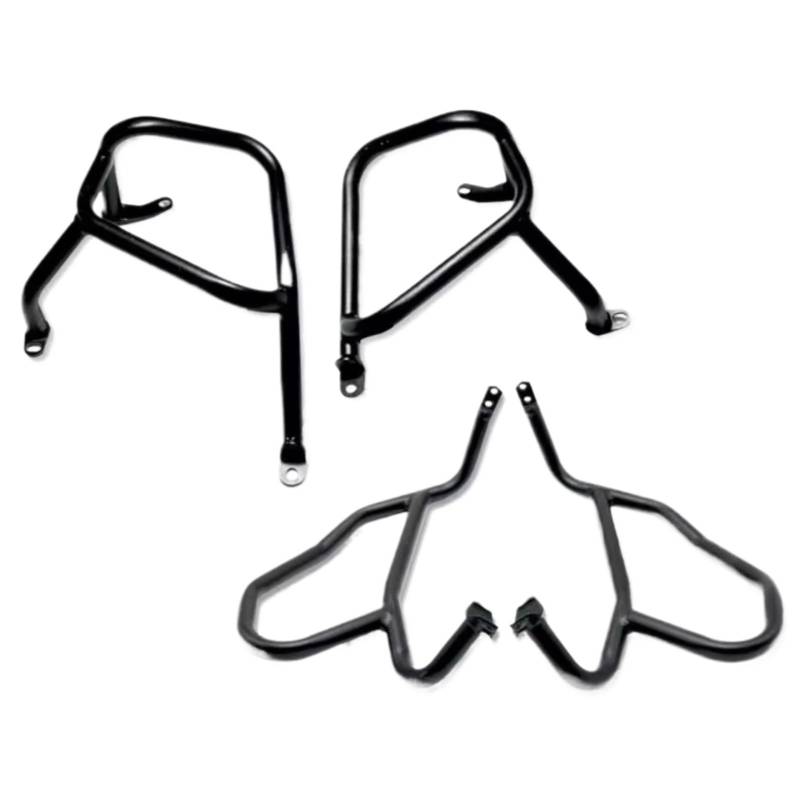 AXTAZS Motorschutz Crash Bar Kompatibel Mit NC750X NC 750X 2021 2022 2023 Motorrad-Ober- Und Unter-Crash-Bar-Rahmen-Motorschutz-Schutz-Stoßstangenschutz(Upper and Lower) von AXTAZS