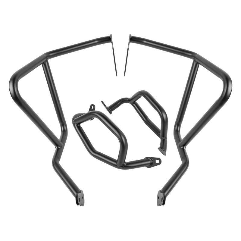 AXTAZS Motorschutz Crash Bar Kompatibel Mit NX400 NX500 2024 Crash Bar Motorschutz Motorradrahmenschutz Stoßstange Oberes Und Unteres Zubehör(Set) von AXTAZS
