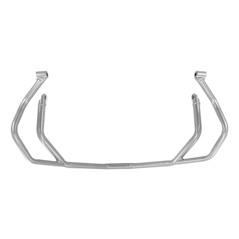AXTAZS Motorschutz Crash Bar Kompatibel Mit X-ADV750 2021 2022 2023 2024 Motorrad-Motortankschutz Autobahn-Crash-Bar-Stoßstangenschutz Zubehör(Silver,Upper) von AXTAZS