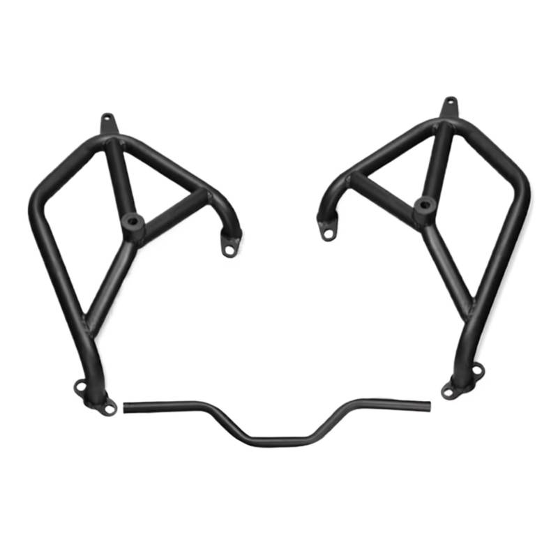 AXTAZS Motorschutz Crash Bar Kompatibel Mit Zontes Für 125C 125 C C125 C 125 Motorrad Schwarz Modifizierter Sturzbügel Stoßstange Motorschutz Schutz Gegen Absturz Zubehör von AXTAZS