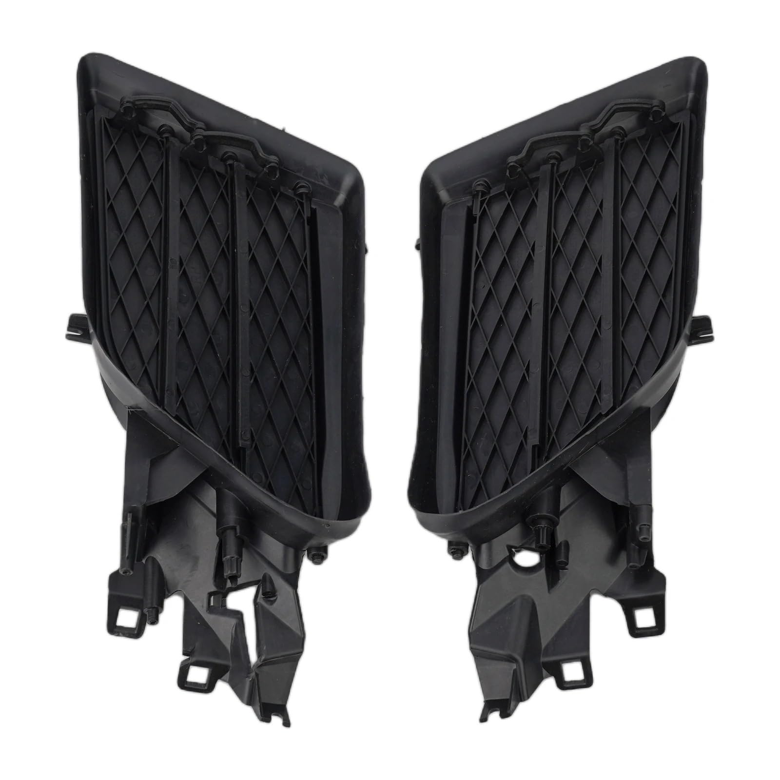 Kompatibel Mit Tesla Für Model S 2016 2017 2018 2019 2020 1057851-00-J Auto Vorne Links Und Rechts Stoßstange Nebelscheinwerfer Kühlergrill Blenden Halterung Nebel Lampe Grill(2PC L and R) von AXTAZS