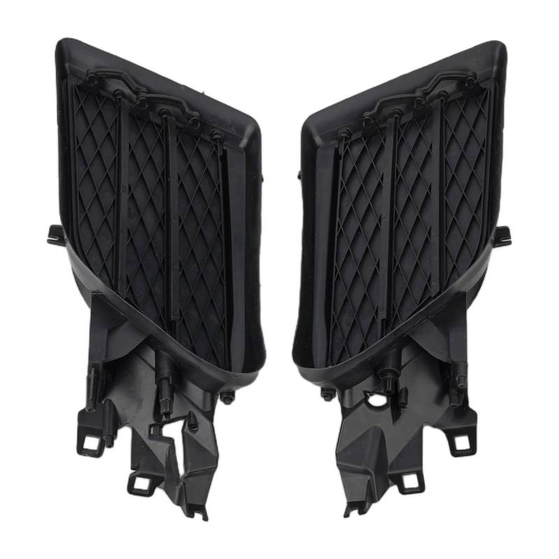 Kompatibel Mit Tesla Für Model S 2016 2017 2018 2019 2020 1057851-00-J Auto Vorne Links Und Rechts Stoßstange Nebelscheinwerfer Kühlergrill Blenden Halterung Nebel Lampe Grill(2PC L and R) von AXTAZS