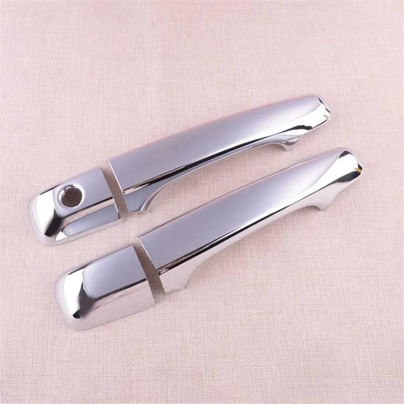 Kompatibel Mit Volvo Für XC60 2009 2010 2011 2012 2013 2014 2015 Auto ABS Chrom Seite Außentürgriff Abdeckung Trim Auto TüRgriff Zierschale von AXTAZS