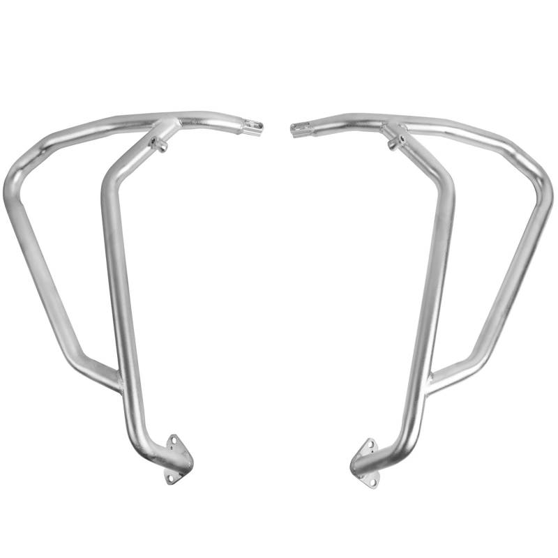 Motorschutz Crash Bar Kompatibel Mit CRF 1100L Für Africa Für Twin Für Adventure Sports 2020 2021 2022 2023 Motorrad-Sturzbügel Oberer Unterer Autobahn-Motorschutzstoßfänger(Upper Crash bar) von AXTAZS