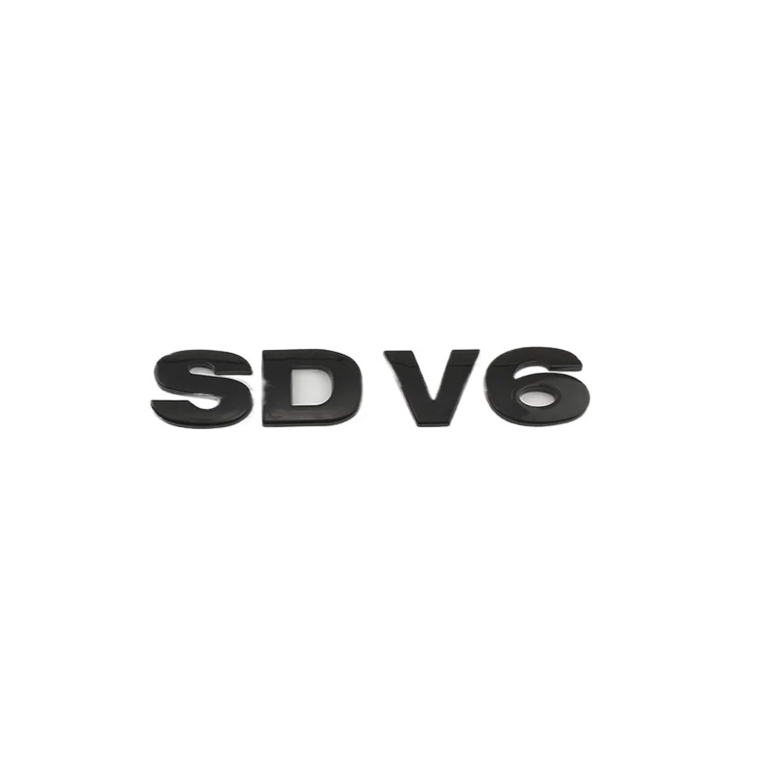 AXTGBHL Auto SDV6 SDV8 Kofferraum-Logo, Emblem, Aufkleber, passend für Land Rover Range Rover Sport Discovery 4 Defender Zubehör (SDV6 glänzend schwarz) von AXTGBHL
