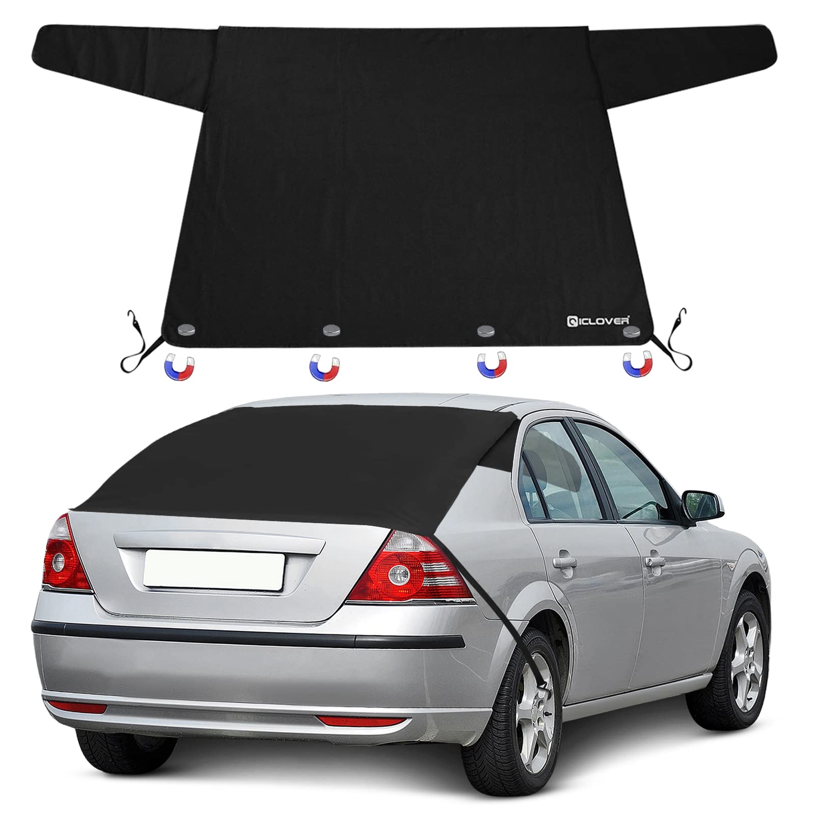 AYAMAYA Heckscheibenabdeckung Auto Heckscheibe Scheibenabdeckung Winter mit Magnet, Auto Eisschutz Frostschutz Abdeckung Anti Schneedecke Scheibenschutz Winterabdeckung 140x80cm AYAMAYA Heckscheibenabdeckung Auto Heckscheibe Scheibenabdeckung Winter mit Magnet, Auto Eisschutz Frostschutz Abdeckung Anti Schneedecke Scheibenschutz Winterabdeckung 140x80cm von AYAMAYA