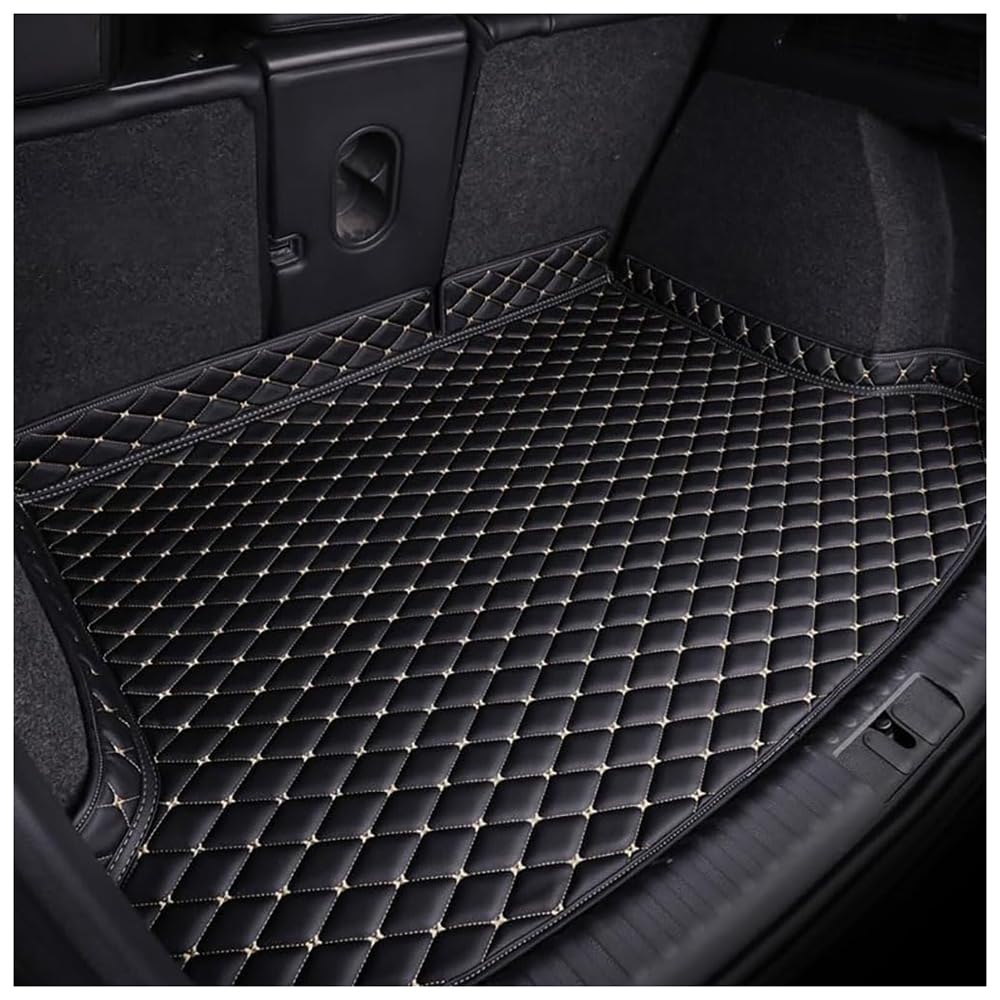 Auto Leder Kofferraummatten, Für Mazda CX-3 2018-2023 Langlebiges Wasserdicht Kratzfest Kofferraumwanne Schutzmatte, Innenraum ZubehöR,B von AYBEN