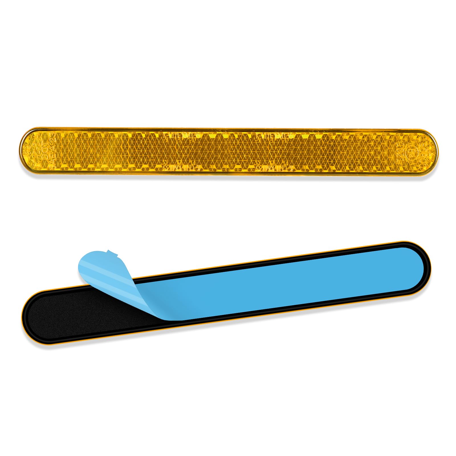 AYBUY Reflektoren Motorrad E4 Hinten Gelb, 2 Stück 100X13X7mm Fahrrad Reflektoren, Rechteckige Reflektoren zum Kleben, Katzenauge Multifunktional Scooter E-geprüft AYBUY Reflektoren Motorrad E4 Hinten Gelb, 2 Stück 100X13X7mm Fahrrad Reflektoren, Rechteckige Reflektoren zum Kleben, Katzenauge Multifunktional Scooter E-geprüft von AYBUY