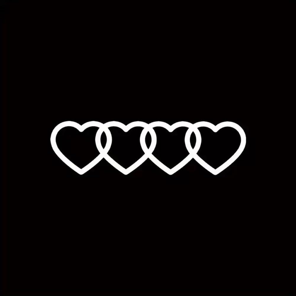 Auto Emblem Logo für Au-di A6 Allroad 2000-2023 2024 2025 C5 C6 C7 C8,Herz-Aufkleber FüR Den Hinteren Kofferraum,Aufkleber Liebe Herz Form Hinten Kofferraum Abzeichen,Emblem Aufkleber,D Auto Emblem Logo für Au-di A6 Allroad 2000-2023 2024 2025 C5 C6 C7 C8,Herz-Aufkleber FüR Den Hinteren Kofferraum,Aufkleber Liebe Herz Form Hinten Kofferraum Abzeichen,Emblem Aufkleber,D von AYHYA