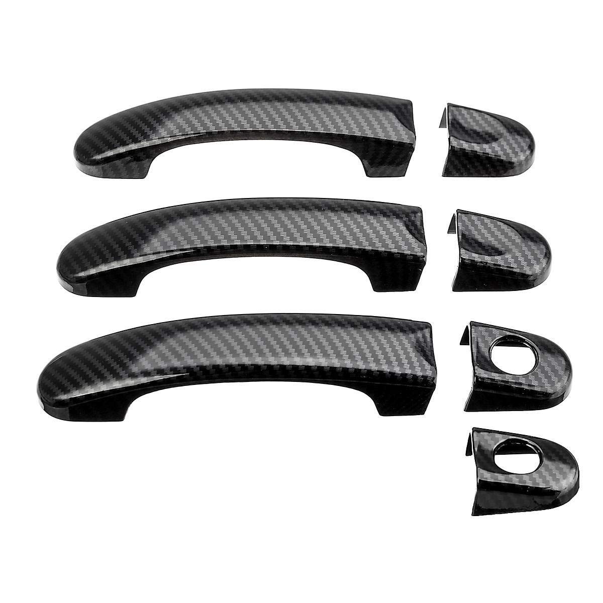 Auto TüRgriff Schale,AußEntüRgriff Abdeckung 4 Verschiedene Style 1 Set Türgriffabdeckungen für den VW-Transporter für T5 2003 2004-2015 für T6 2015-up für Caddy Van 2004-2015(7pcs Carbon Fiber) Auto TüRgriff Schale,AußEntüRgriff Abdeckung 4 Verschiedene Style 1 Set Türgriffabdeckungen für den VW-Transporter für T5 2003 2004-2015 für T6 2015-up für Caddy Van 2004-2015(7pcs Carbon Fiber) von AYKANING
