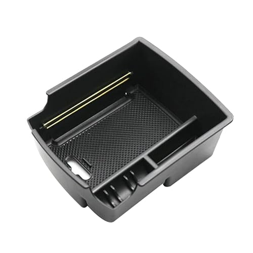 Mittelkonsole Organizer, Ablagefach Mittelkonsole Fit Gebrauch für Hyundai-Veranstaltungsort 2020 Auto Central Console Armlehne Aufbewahrungsbox Palettenschalenbehälter mit Gummimatte von AYKNINGD
