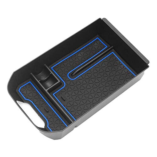 Mittelkonsole Organizer, Ablagefach Mittelkonsole Fit Gebrauch für Toyota RAV4 2019 2020. Car Center Console Armlehne Aufbewahrungsbox Tray Organizer Anti-Rutsch-Matten von AYKNINGD