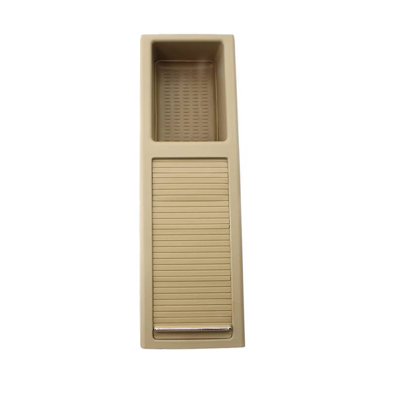 Mittelkonsole Organizer, Ablagefach Mittelkonsole Fit gebrauch für BMW E46 31. 6i 318i 320i 320D 325i 328i 330i Limousine Touring 1999-2005 Center Console Storage Tray schieben Blindrollenabdeckung(Be von AYKNINGD