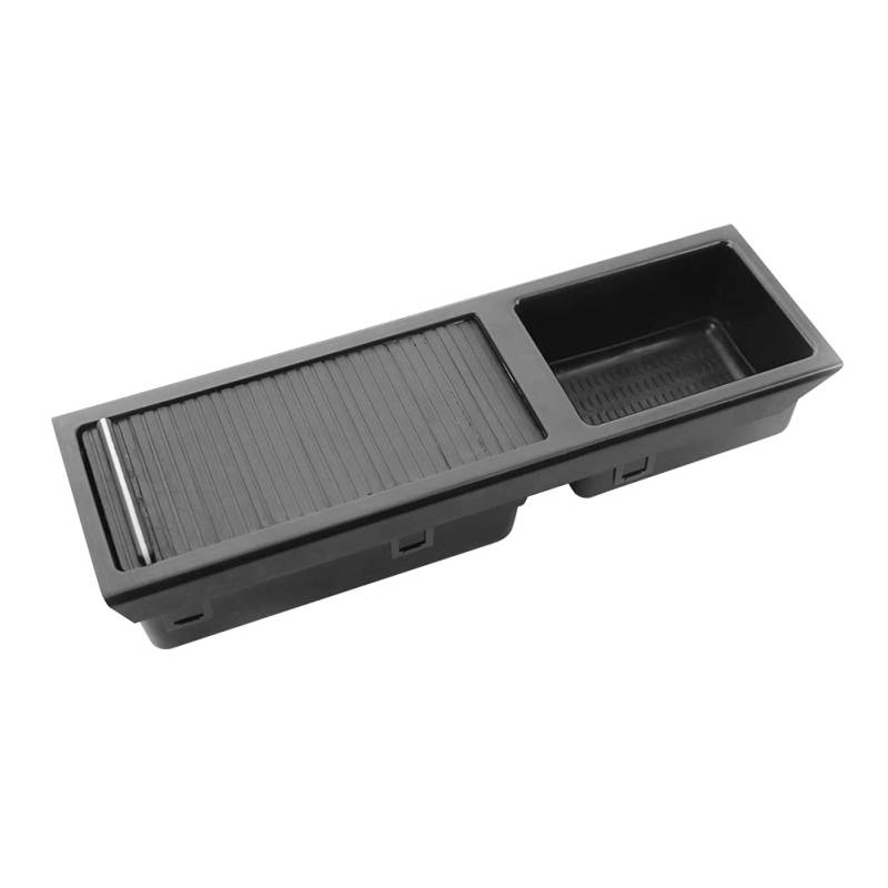 Mittelkonsole Organizer, Ablagefach Mittelkonsole Fit gebrauch für BMW E46 31. 6i 318i 320i 320D 325i 328i 330i Limousine Touring 1999-2005 Center Console Storage Tray schieben Blindrollenabdeckung(Bl von AYKNINGD