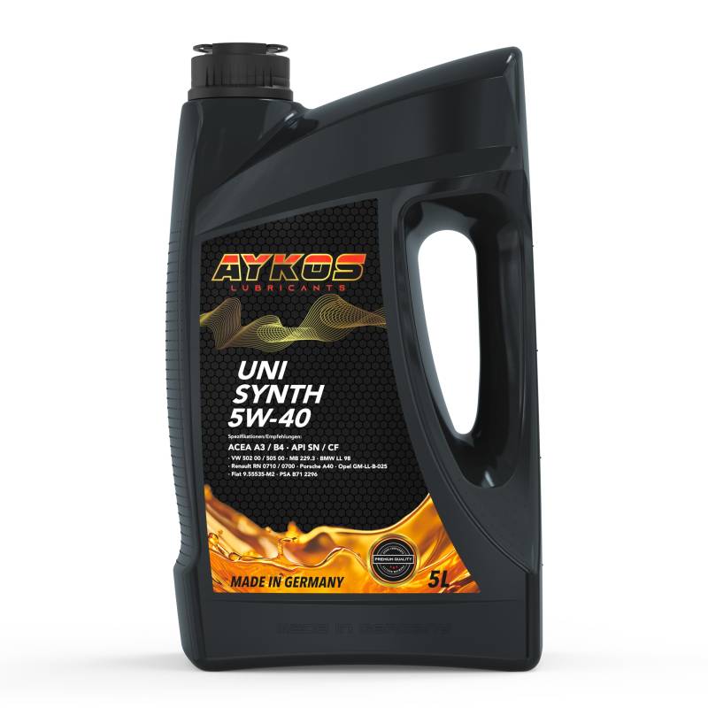 AYKOS UNI SYNTH 5W-40 Motoröl (5L) von AYKOS