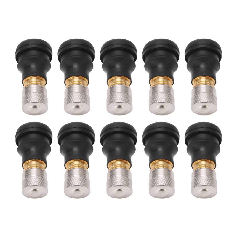 10 STÜCKE Elektroroller Tubeless Reifen Vakuumventil 2 Cm Langes Ersatzsystem 9 Mm / 0,35 Zoll Ventilreifen Gasrad für M365 Pro Weniger 9 Mm Durchmesser Ventil Ventilschaft von AYNEFY