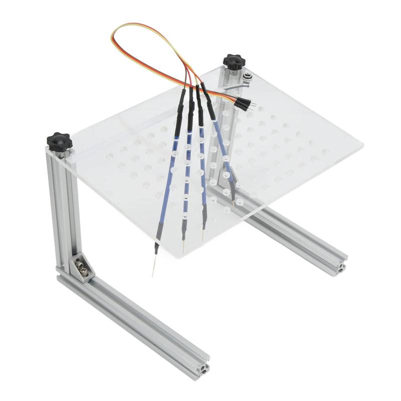 AYNEFY BDM-Rahmenhalterung, Silberne LED-BDM-Rahmenhalterung, Multifunktions-ECU-Programmierwerkzeug mit 4 Sondenstiften für Fahrzeuge von AYNEFY