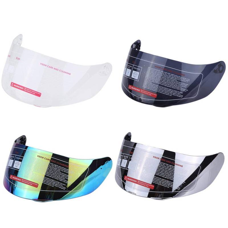 AYNEFY Motorradhelm Visierscheibe Windschutzscheibe Explosionsschutz UV Schutz Windschutzscheibe Ersatz für 316 902 AGV K5 K3SV (Transparent) 28 x 12.5cm von AYNEFY