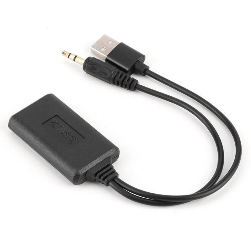 Auto Bluetooth AUX Adapter Audiokabel 3.5mm Klinke Kopfhörer Adapter, Wireless Bluetooth Stereo Audio Receiver HIFI Sound Quality Bluetooth Receiver von AYNEFY