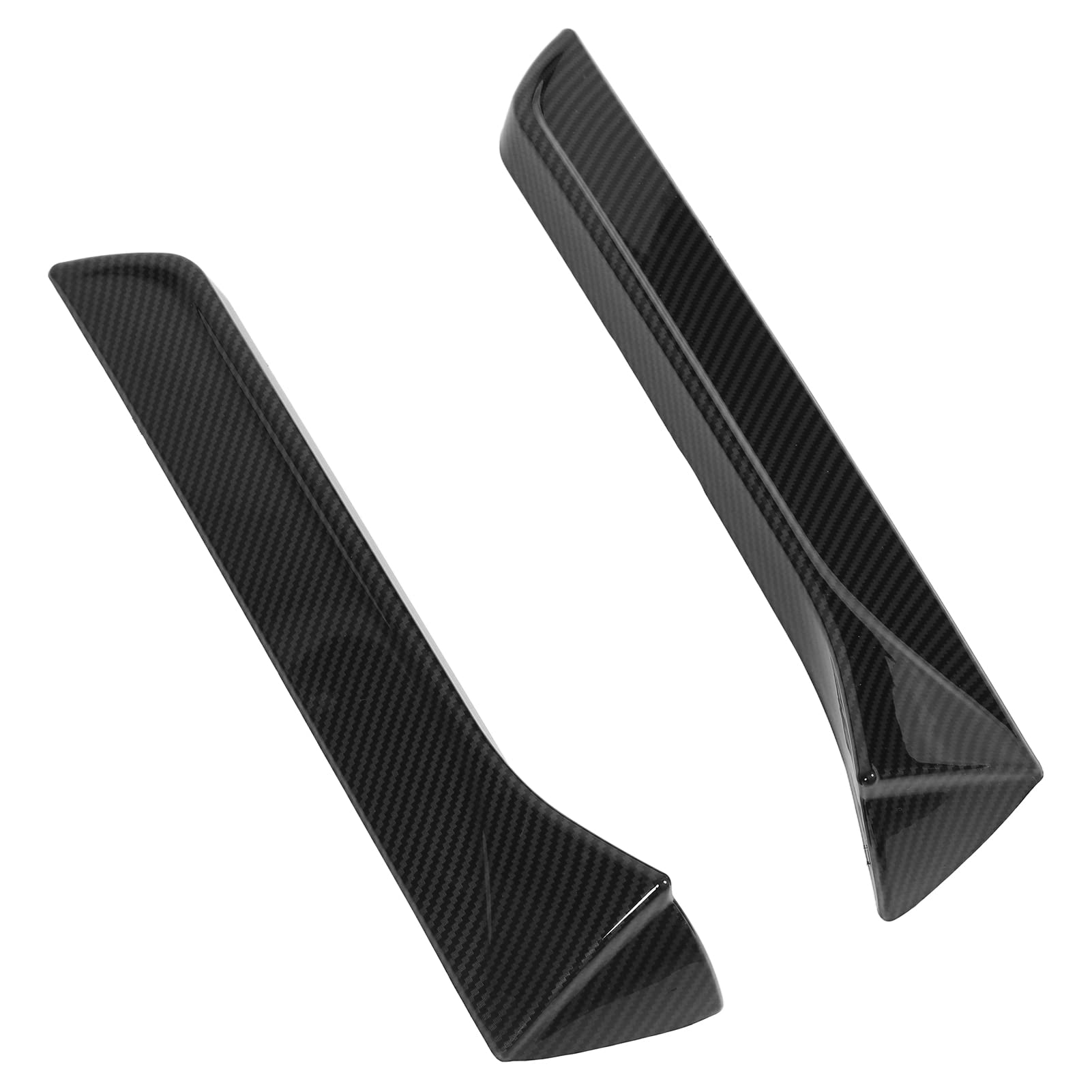 AYNEFY Heckscheiben-Seitenspoiler, 2 Stück, Schwarz, Glänzend Lackiert, ABS, SEAT 5F Mk3 MK3.5 2013-2021, Heck, Selbstklebend von AYNEFY