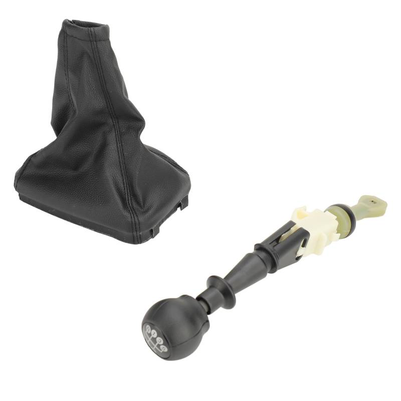 Schaltknauf Schalthebel,Shift Knob Lever Dust Cover Kit Plastik Metall Auto Schaltknaufhebelstaubschutzmanschette für C1 C2 C3 1994-2012 Monza 1994-2012 Columpio 1994-2012 von AYNEFY