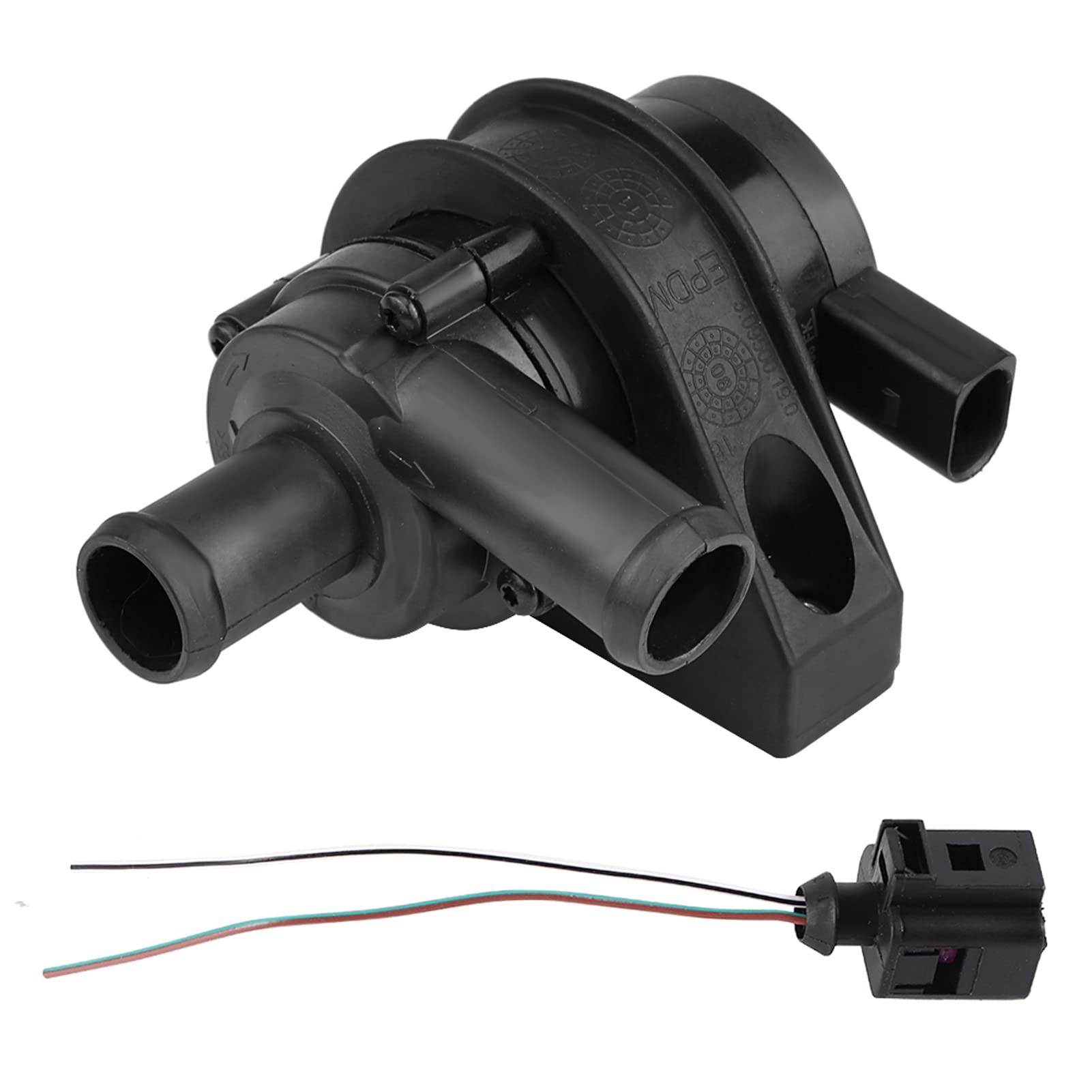 Zusatzkühlwasserpumpe 1K0965561J Zusatzwasserpumpe Zusatzkühlwasserpumpe für KFZ Motorwasserpumpe Passend für Volkswagen Jetta Passat Golf Audi A3 Q3 von AYNEFY