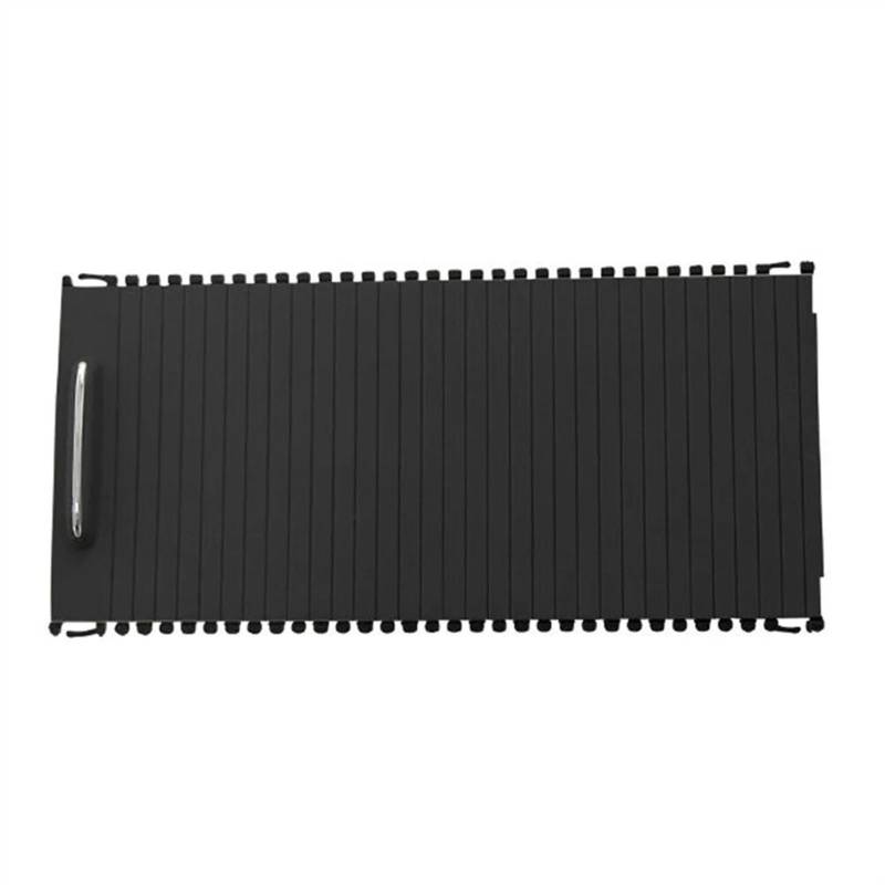 Mittelkonsole Rollo Abdeckung Auto Chrom Getränke Armlehne Mittelkonsole Getränkehalter Rollerabdeckung Passend Für Mercedes C-Klasse W204 S204 Wasserbecherhalter Panel Cap Teil(Black) von AYXAMO