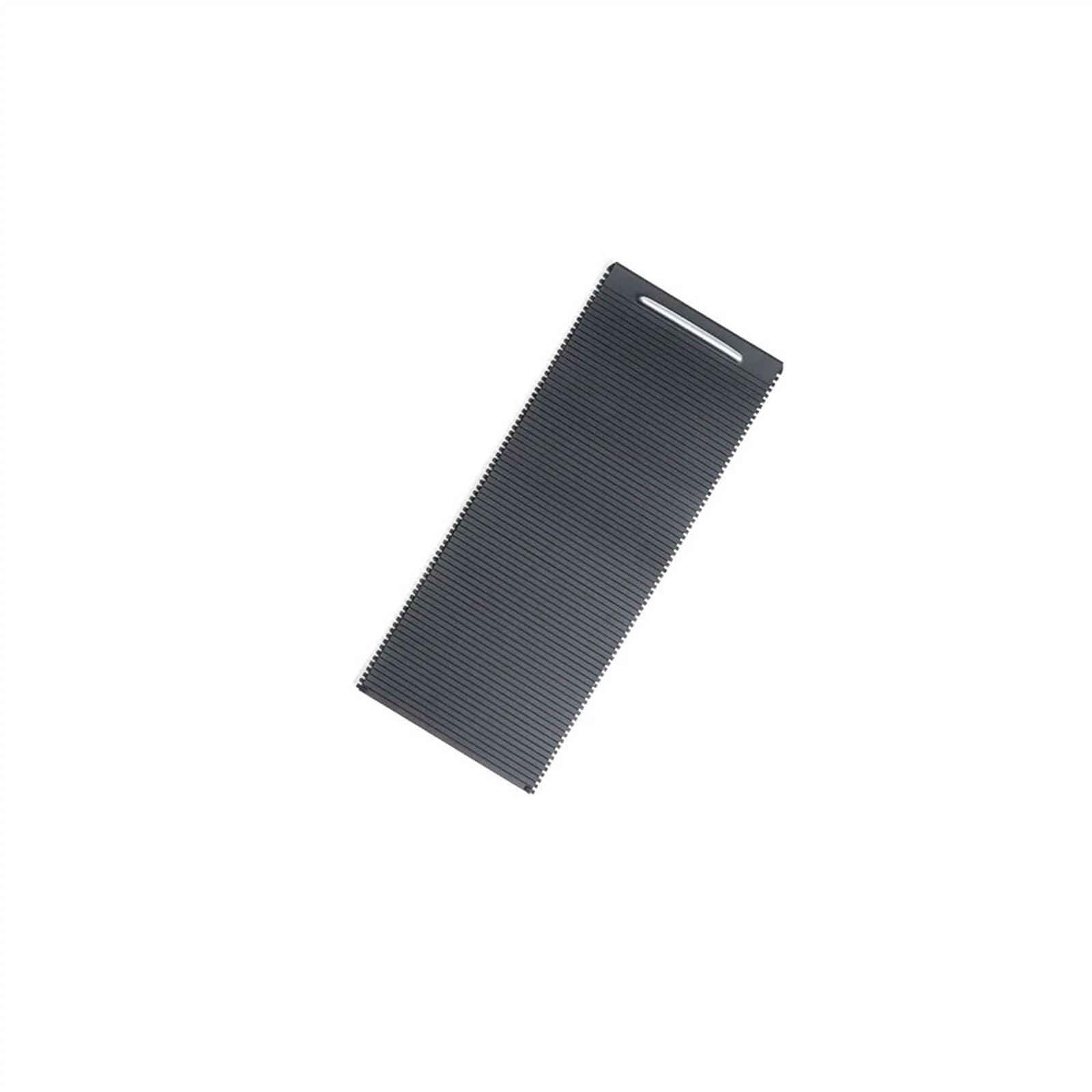 Mittelkonsole Rollo Abdeckung Auto-Vorder- und Rücksitze, Schiebeläden, Getränkehalter, Rollo-Abdeckung(Rear seat Black) von AYXAMO