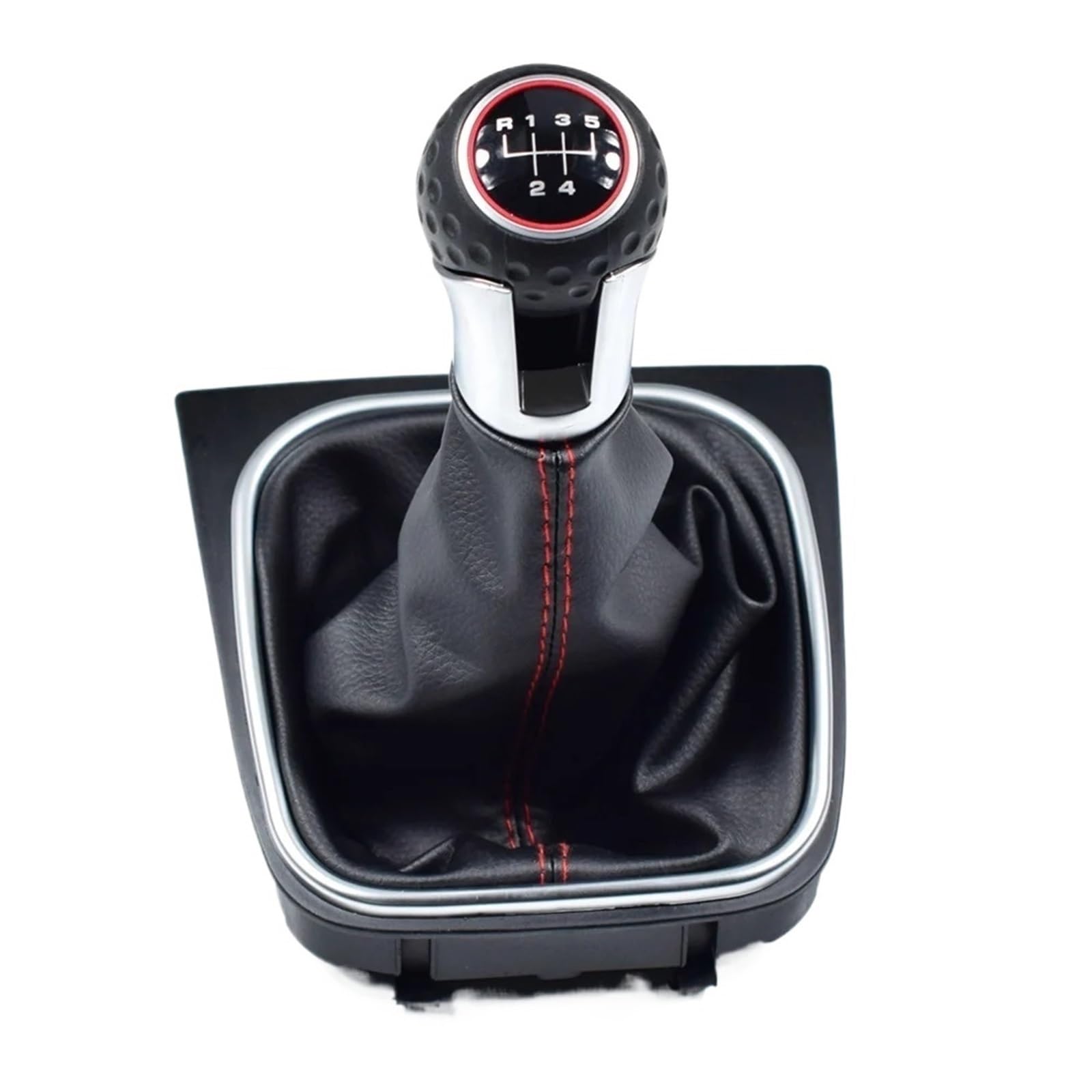 Schaltknauf, SchaltknüPpel 5 6-Gang-Auto-Styling-Handbuch-Schaltknauf-Hebel-Stick-Stift Passend Für VW Volkswagen Golf(5 Speed) von AYXAMO