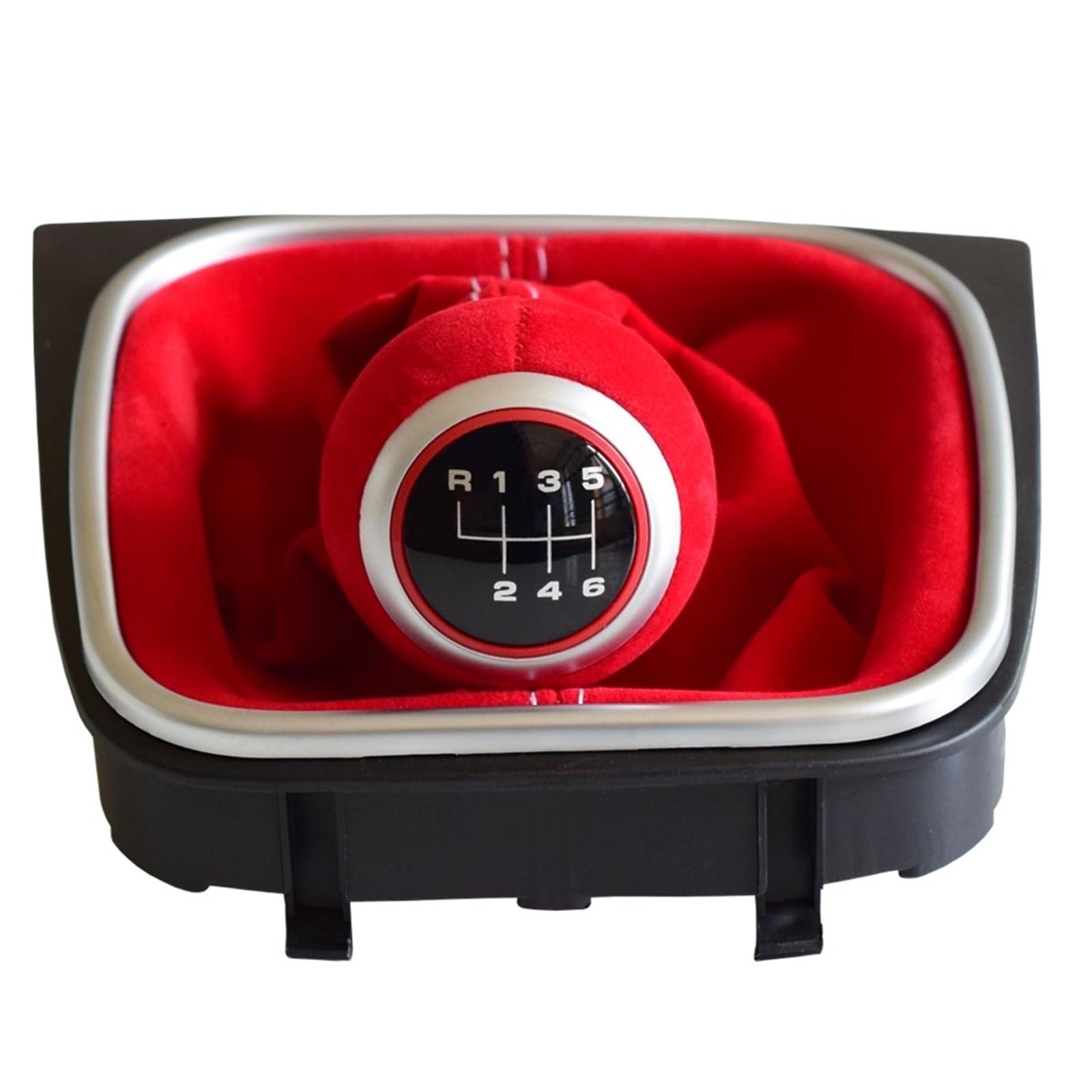 Schaltknauf, SchaltknüPpel Wildleder Leder Auto Stick Knob Handball Passend Für Volkswagen VW Golf 5 Golf 6 MK5 MK6 R32 GTI 2004-2009 Auto Manuelle 5 6 Geschwindigkeit Gangschaltung(6 Speed Red Boot) Schaltknauf, SchaltknüPpel Wildleder Leder Auto Stick Knob Handball Passend Für Volkswagen VW Golf 5 Golf 6 MK5 MK6 R32 GTI 2004-2009 Auto Manuelle 5 6 Geschwindigkeit Gangschaltung(6 Speed Red Boot) von AYXAMO