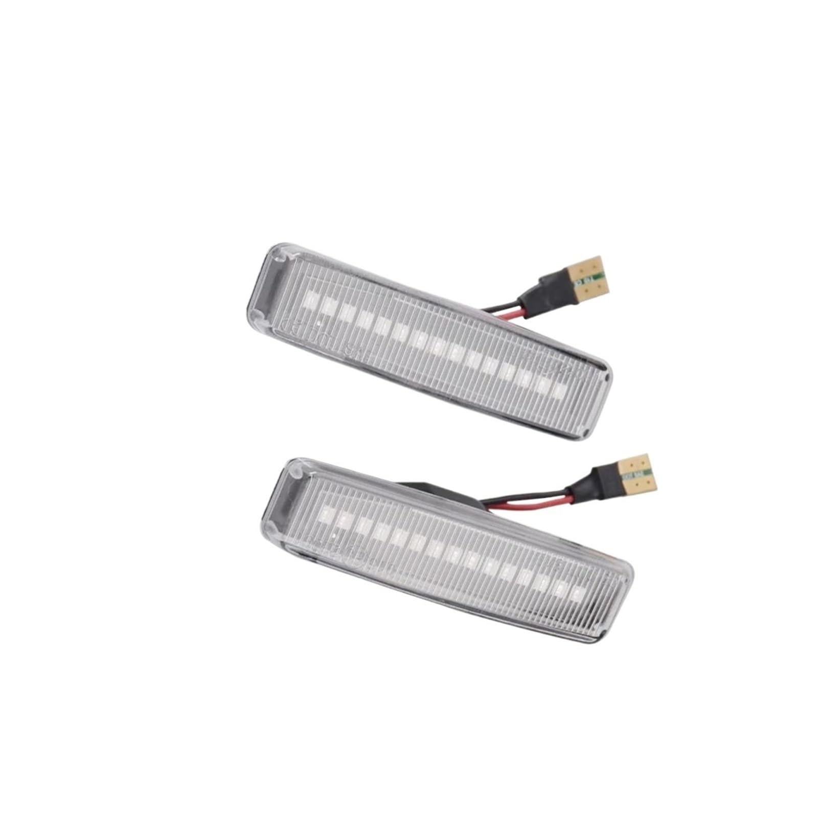 AZHEYC Für B&MW 5 Series E39 1995 1996 1997 1998 1999 2000 2001 2002 2003 Auto-Seitenmarkierungs-Blinkerlampe Auto Rückspiegel Blinker(Weiß) von AZHEYC