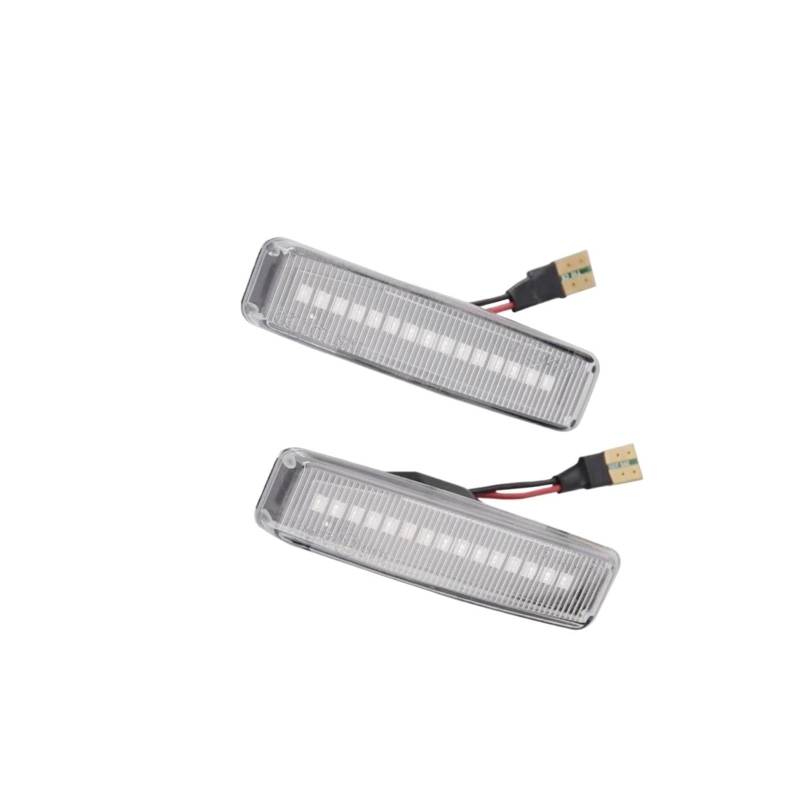 AZHEYC Für B&MW 5 Series E39 1995 1996 1997 1998 1999 2000 2001 2002 2003 Auto-Seitenmarkierungs-Blinkerlampe Auto Rückspiegel Blinker(Weiß) von AZHEYC