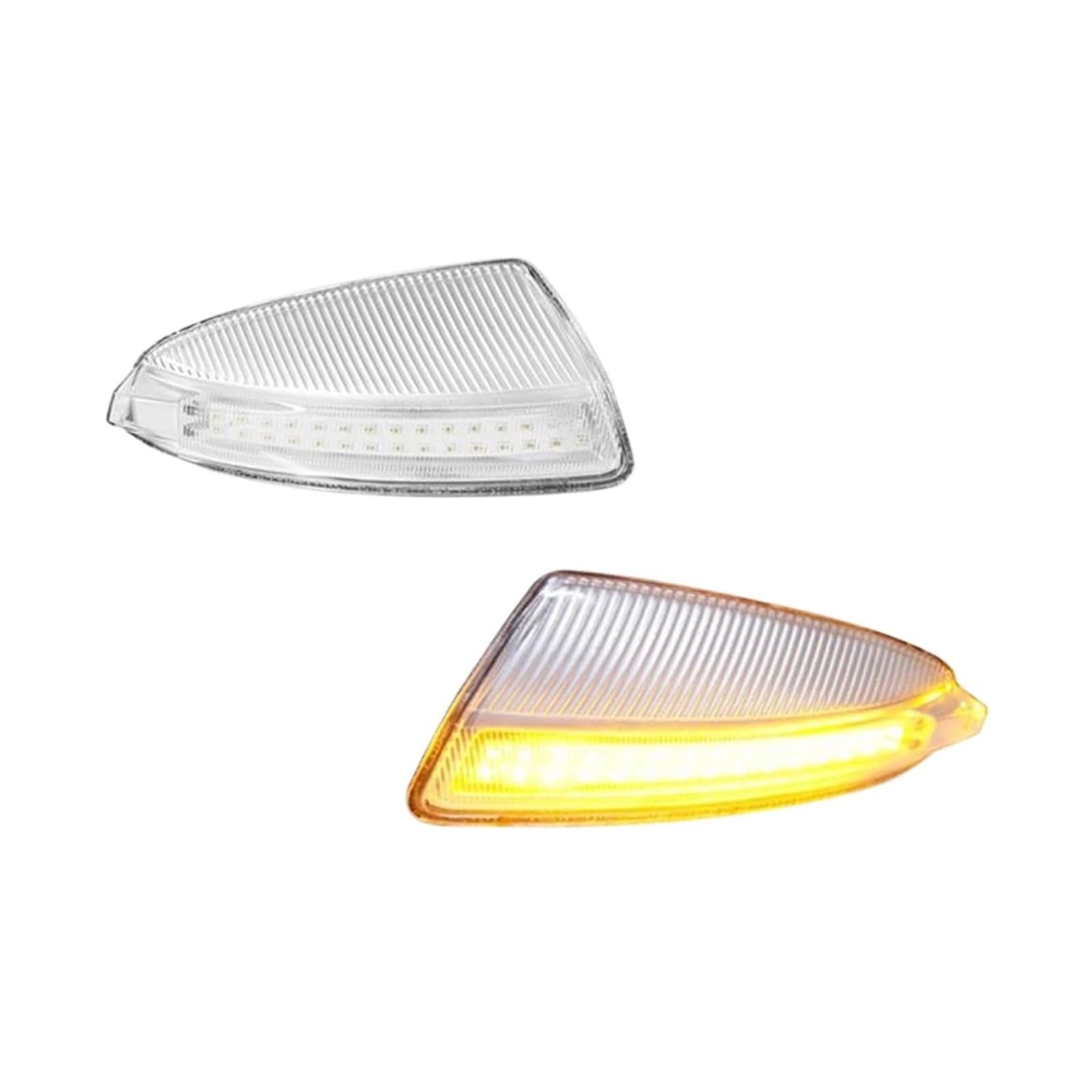 Für Mercedes Für Benz C Klasse S204 2007 2008 2009 2010 2011 2012 2013 2014 Auto Seite Spiegel Drehen Lampe Auto Rückspiegel Blinker(Weiß) von AZHEYC