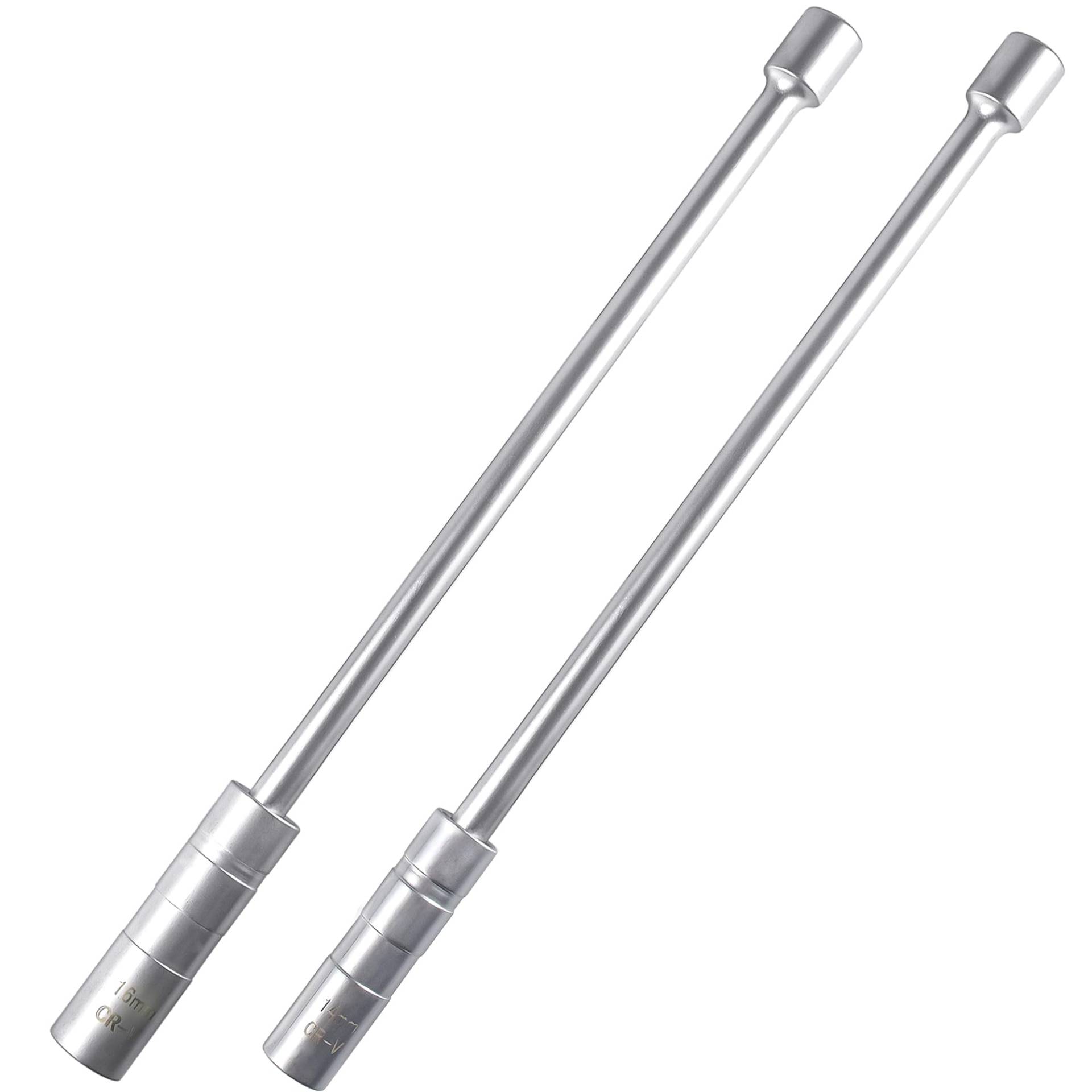 AZKEEGREY 2 Stück Zündkerzenschlüssel Set 14mm und 16mm Magnet mit Lange Stange Universal, Zündkerzenschlüssel Satz Werkzeuge AZKEEGREY 2 Stück Zündkerzenschlüssel Set 14mm und 16mm Magnet mit Lange Stange Universal, Zündkerzenschlüssel Satz Werkzeuge von AZKEEGREY