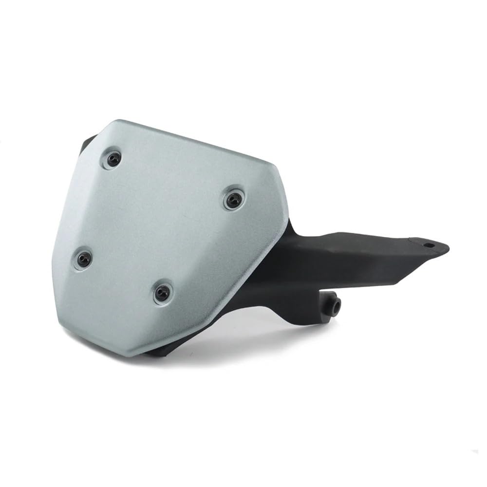 Motorrad windschild Für Y&AMAHA MT-09 MT09 SP 2024 Motorrad Frontscheibe Windabweiser Windschutz Visier Kit(Titanium+Bracket) von AZOIL