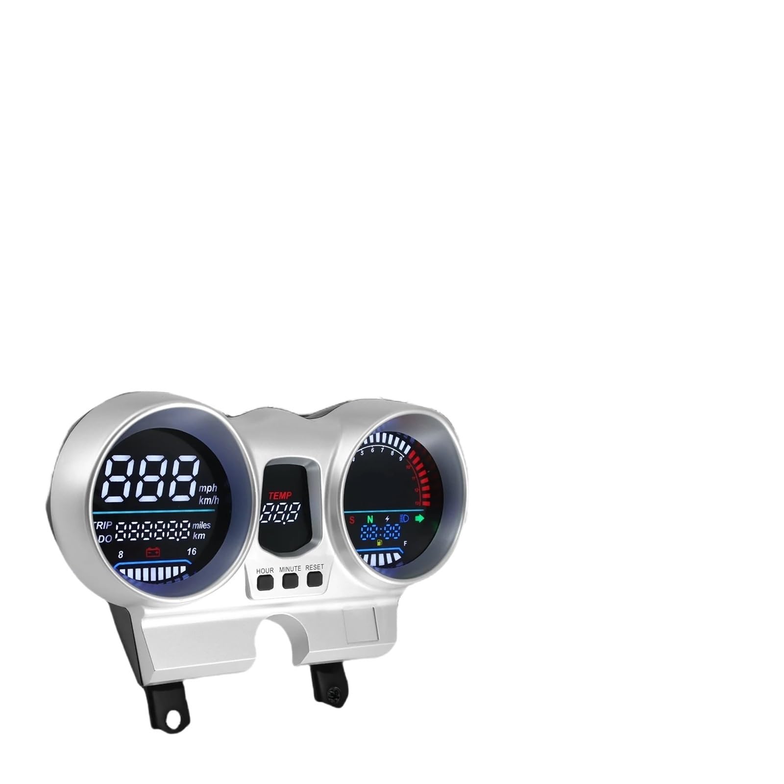 AZSUL Drehzahlmesser Digitales Armaturenbrett Für Motorräder Mit Digitalem Tachometer Und Kilometerzähler Für CBX250 Für CBF250 Für Twister 2001-2008 OEM 37100-KPF-96 AZSUL Drehzahlmesser Digitales Armaturenbrett Für Motorräder Mit Digitalem Tachometer Und Kilometerzähler Für CBX250 Für CBF250 Für Twister 2001-2008 OEM 37100-KPF-96 von AZSUL